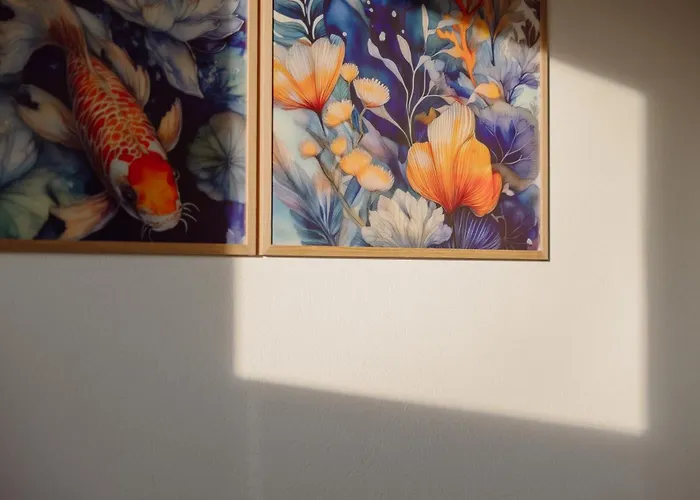 דירה Koi Mit Teichblick